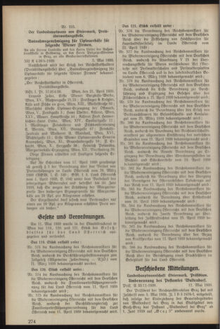 Verordnungsblatt der steiermärkischen Landesregierung 19390524 Seite: 2