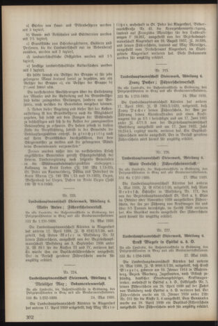 Verordnungsblatt der steiermärkischen Landesregierung 19390603 Seite: 4