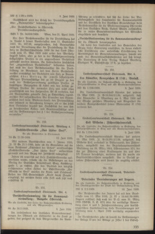 Verordnungsblatt der steiermärkischen Landesregierung 19390617 Seite: 9