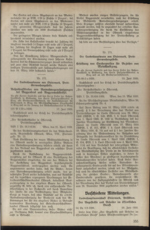 Verordnungsblatt der steiermärkischen Landesregierung 19390624 Seite: 5