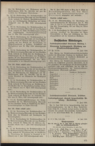 Verordnungsblatt der steiermärkischen Landesregierung 19390701 Seite: 5