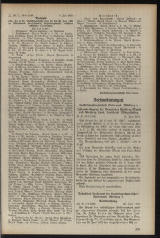 Verordnungsblatt der steiermärkischen Landesregierung 19390712 Seite: 5