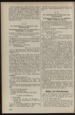 Verordnungsblatt der steiermärkischen Landesregierung 19390726 Seite: 2