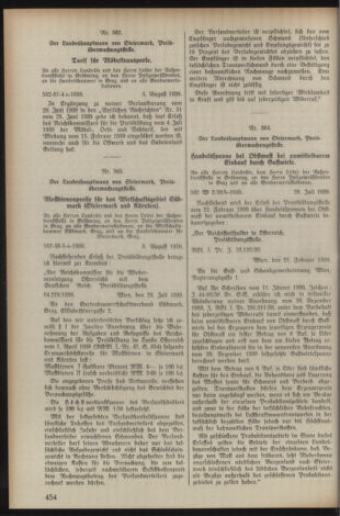 Verordnungsblatt der steiermärkischen Landesregierung 19390809 Seite: 4