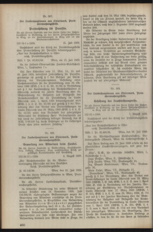 Verordnungsblatt der steiermärkischen Landesregierung 19390812 Seite: 2