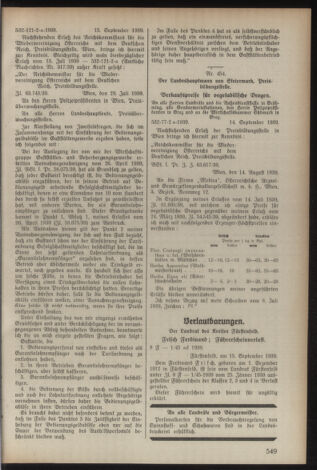 Verordnungsblatt der steiermärkischen Landesregierung 19390920 Seite: 3