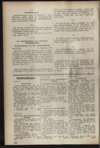 Verordnungsblatt der steiermärkischen Landesregierung 19390923 Seite: 10