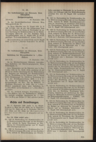 Verordnungsblatt der steiermärkischen Landesregierung 19390923 Seite: 5