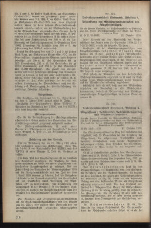 Verordnungsblatt der steiermärkischen Landesregierung 19391025 Seite: 2