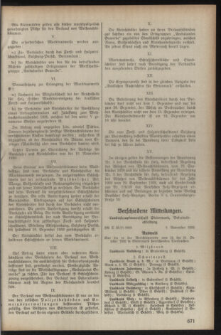 Verordnungsblatt der steiermärkischen Landesregierung 19391115 Seite: 5