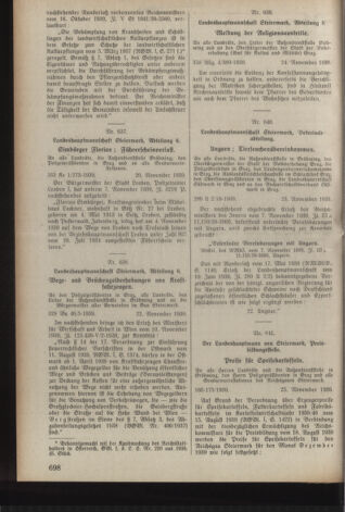 Verordnungsblatt der steiermärkischen Landesregierung 19391129 Seite: 2