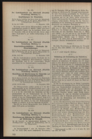 Verordnungsblatt der steiermärkischen Landesregierung 19391216 Seite: 2