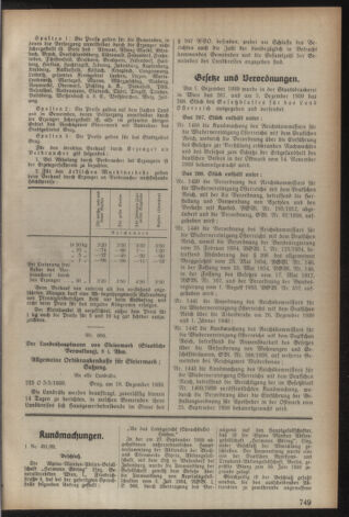 Verordnungsblatt der steiermärkischen Landesregierung 19391223 Seite: 7