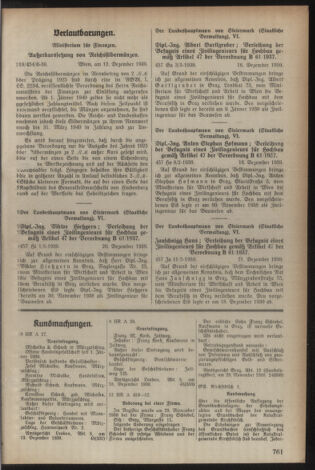 Verordnungsblatt der steiermärkischen Landesregierung 19391230 Seite: 5