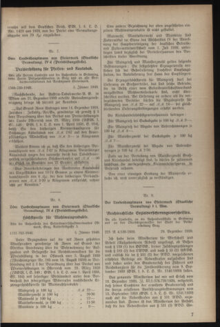 Verordnungsblatt der steiermärkischen Landesregierung 19400106 Seite: 3