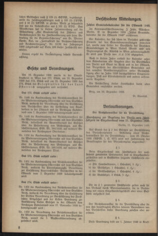 Verordnungsblatt der steiermärkischen Landesregierung 19400106 Seite: 4