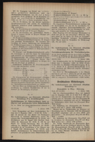 Verordnungsblatt der steiermärkischen Landesregierung 19400113 Seite: 2