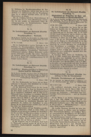 Verordnungsblatt der steiermärkischen Landesregierung 19400124 Seite: 4