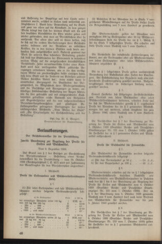 Verordnungsblatt der steiermärkischen Landesregierung 19400127 Seite: 6