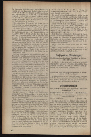 Verordnungsblatt der steiermärkischen Landesregierung 19400207 Seite: 6