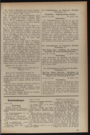 Verordnungsblatt der steiermärkischen Landesregierung 19400207 Seite: 7