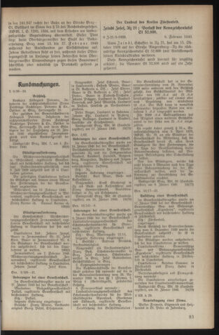 Verordnungsblatt der steiermärkischen Landesregierung 19400217 Seite: 5