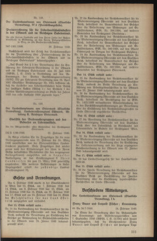 Verordnungsblatt der steiermärkischen Landesregierung 19400302 Seite: 11