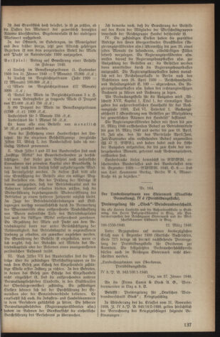 Verordnungsblatt der steiermärkischen Landesregierung 19400316 Seite: 5