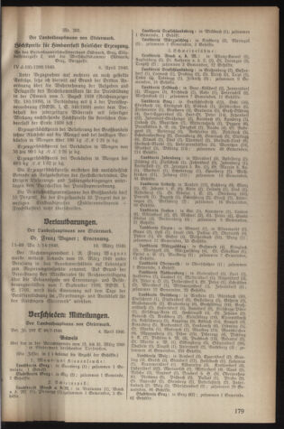 Verordnungsblatt der steiermärkischen Landesregierung 19400410 Seite: 3