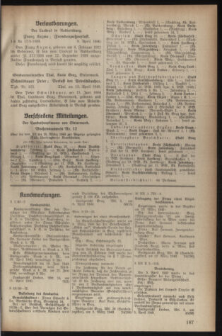 Verordnungsblatt der steiermärkischen Landesregierung 19400417 Seite: 3