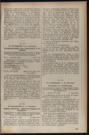 Verordnungsblatt der steiermärkischen Landesregierung 19400508 Seite: 11