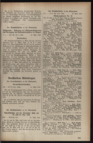 Verordnungsblatt der steiermärkischen Landesregierung 19400522 Seite: 5