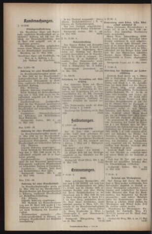 Verordnungsblatt der steiermärkischen Landesregierung 19400522 Seite: 6