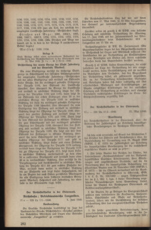 Verordnungsblatt der steiermärkischen Landesregierung 19400612 Seite: 6