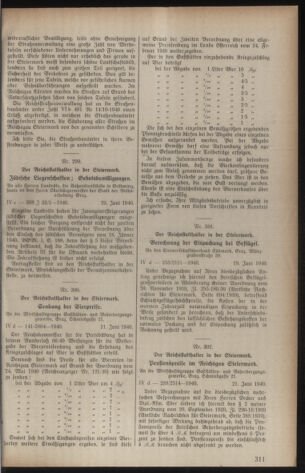 Verordnungsblatt der steiermärkischen Landesregierung 19400626 Seite: 3