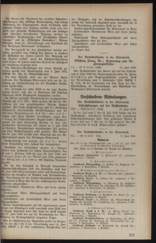 Verordnungsblatt der steiermärkischen Landesregierung 19400629 Seite: 3