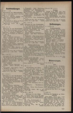 Verordnungsblatt der steiermärkischen Landesregierung 19400703 Seite: 5