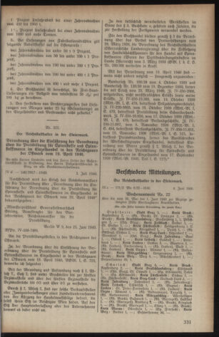 Verordnungsblatt der steiermärkischen Landesregierung 19400710 Seite: 5