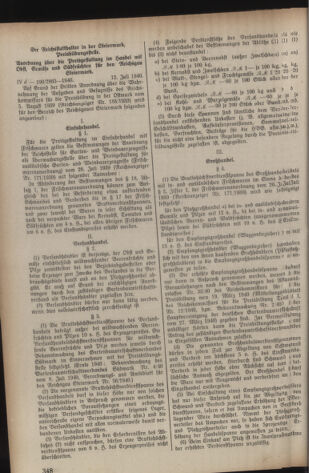 Verordnungsblatt der steiermärkischen Landesregierung 19400717 Seite: 6