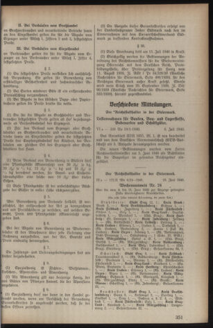 Verordnungsblatt der steiermärkischen Landesregierung 19400717 Seite: 9