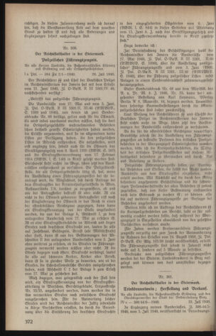 Verordnungsblatt der steiermärkischen Landesregierung 19400803 Seite: 2