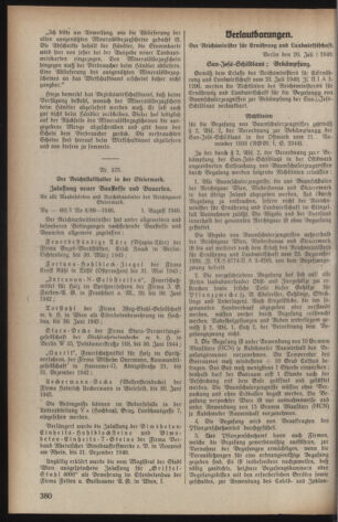 Verordnungsblatt der steiermärkischen Landesregierung 19400807 Seite: 6