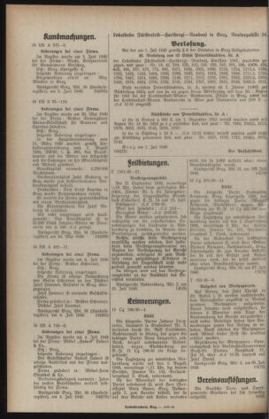 Verordnungsblatt der steiermärkischen Landesregierung 19400807 Seite: 8