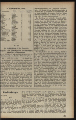 Verordnungsblatt der steiermärkischen Landesregierung 19400828 Seite: 3