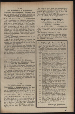 Verordnungsblatt der steiermärkischen Landesregierung 19401109 Seite: 5