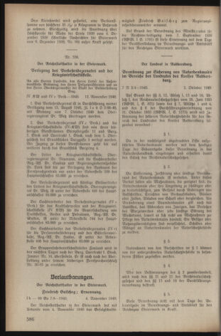 Verordnungsblatt der steiermärkischen Landesregierung 19401120 Seite: 6