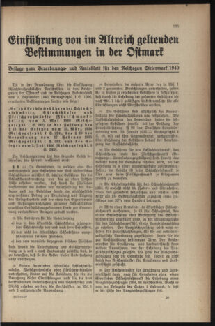 Verordnungsblatt der steiermärkischen Landesregierung 19401228 Seite: 157