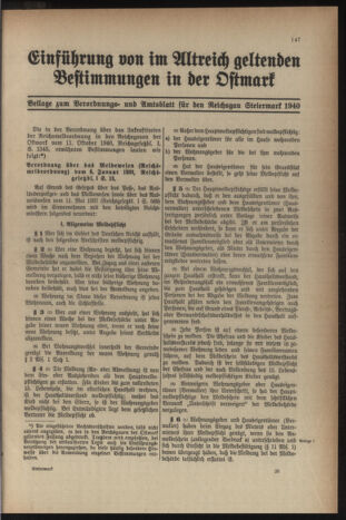 Verordnungsblatt der steiermärkischen Landesregierung 19401228 Seite: 173