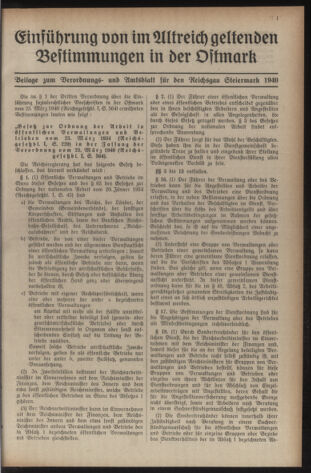 Verordnungsblatt der steiermärkischen Landesregierung 19401228 Seite: 7