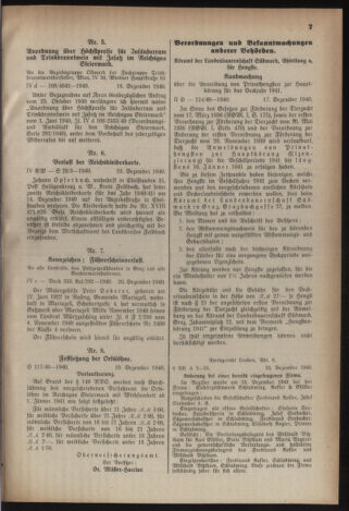 Verordnungsblatt der steiermärkischen Landesregierung 19410104 Seite: 3